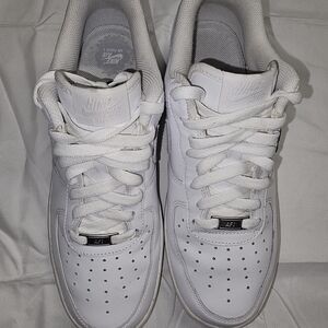 Nike Air Force 1 Men's All-White Athletic Shoes